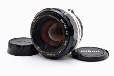 ''Mint'' Nikon Nikkor S C Auto 55mm F/1.2 Non Ai MF Standard Lens From JP #2306 00