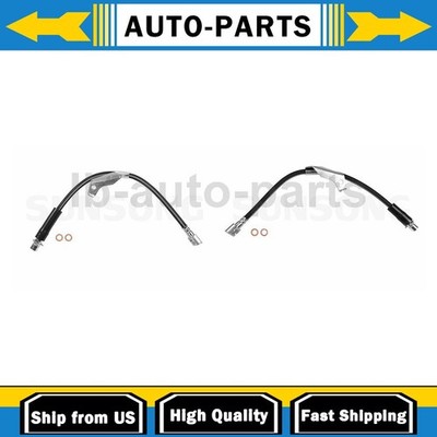 2X Front Brake Line Hose Sunsong For For Chevrolet Equinox 2005 2006