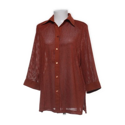 Fabiani, Strickjacke, Damen, Größe: 40, Orange, Polyester, Mesh #PdT