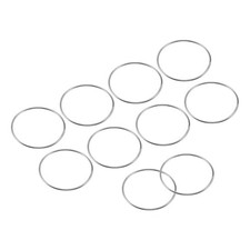 Metal Craft Hoop 80mm OD 2.8mm Thick 10pcs, Floral Hoop Wreath Rings