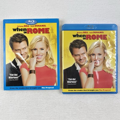 When in Rome Blu-ray 2010 with Slipcover Romantic Comedy