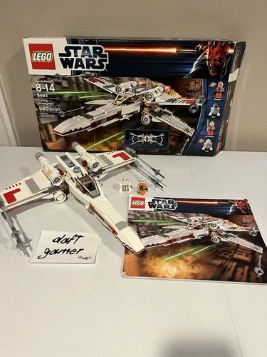 LEGO Star Wars: X-Wing Starfighter 9493 Set, Figures, Manual & Box 99% complete