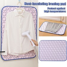 Portable Ironing Mat for Table Top, Foldable Travel Ironing Blanket Steamer Pad;