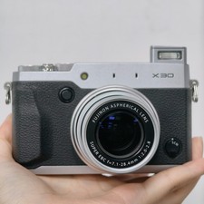 95% NEW Fujifilm Fuji FinePix X30 12.0MP Digital Camera Sliver English Working