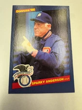 1986 Donruss Sparky Anderson Jumbo Baseball Card #58 HOF