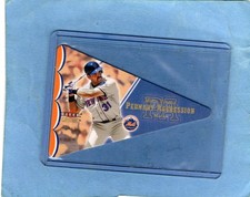 2001 Mike Piazza Fleer Pennant Aggression #6 New York Mets