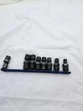 Snap On 8 pc 3/8 Drive 6 Point Metric Sockets