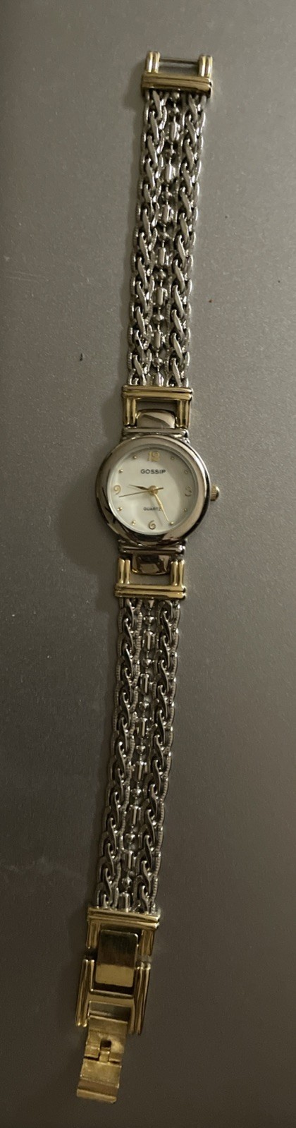 NEW Gossip Multi-Function Bracelet Watch SILVER &… - image 1