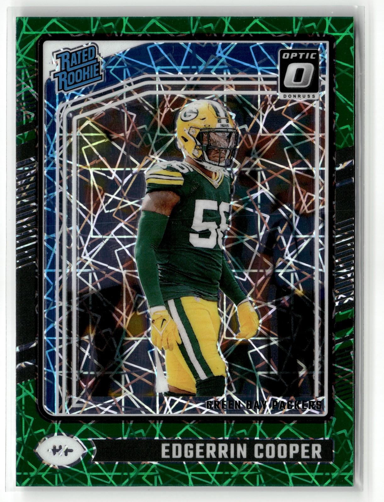 2024 Donruss Optic #231 Edgerrin Cooper Green Velocity