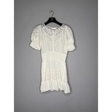 NWOT LoveShackFancy Jaislyn Embroidered Mini Dress Women's Size Small
