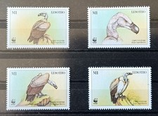TIMBRE STAMP 4 LESOTHO Y&T#1252-55 OISEAU VAUTOUR NEUF**/MNH-MINT 1998 ~F45