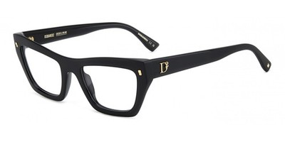 Dsquared2 D2 0153 Black 52/20/145 WOMAN Eyewear Frame
