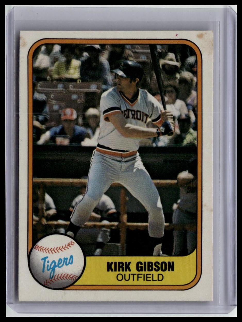 1981 Fleer #481 Kirk Gibson