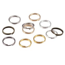 Open Jump Rings 4-12mm Split Ring Connectors for DIY Jewelry Making 50-200PCS
