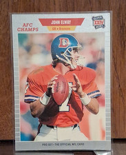 Pro Set 1989 Super Bowl XXIV  John Elway #100 AFC Champs Broncos NFL