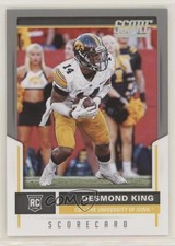 2017 Score Rookies Scorecard Desmond King #354 2xd