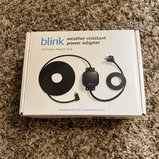 Blink Weather Resist 13ft Power Adapter for Blink Mini 2  Blink Outdoor 4