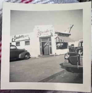 Vintage Original Photograph The Breakers Cafe Cocktails Plymouth Autos