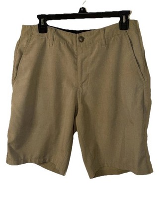 Vintage Volcom Chino Shorts Cotton Regular Fit Flat Front 9'' Inseam Logo