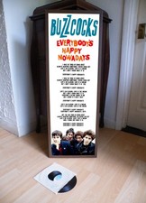 BUZZCOCKS EVERYBODY'S HAPPY NOWADAYS LYRIC SHEET POSTER,
