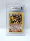 POKEMON GYM CHALLENGE UNLIMITED BLAINE'S CHARIZARD #2 HOLO BGS 9 NICE!!!!!!