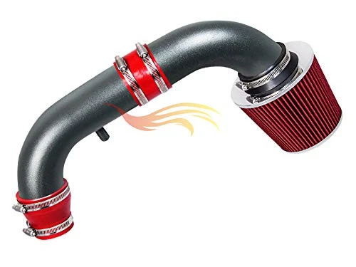 BCP RW ROJO para 1995-2000 Stratus/Cirrus/Breeze 2,0 L 2,4 L Kit de admisión de aire + Filtro Foto 3 de 4