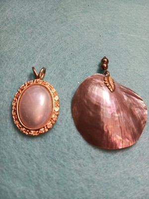 Pretty Gold and Pearl Pendant Lot!