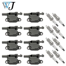 8X Ignition Coil+Spark Plug For 2005-2019 Chevrolet Express 1500 2500 3500