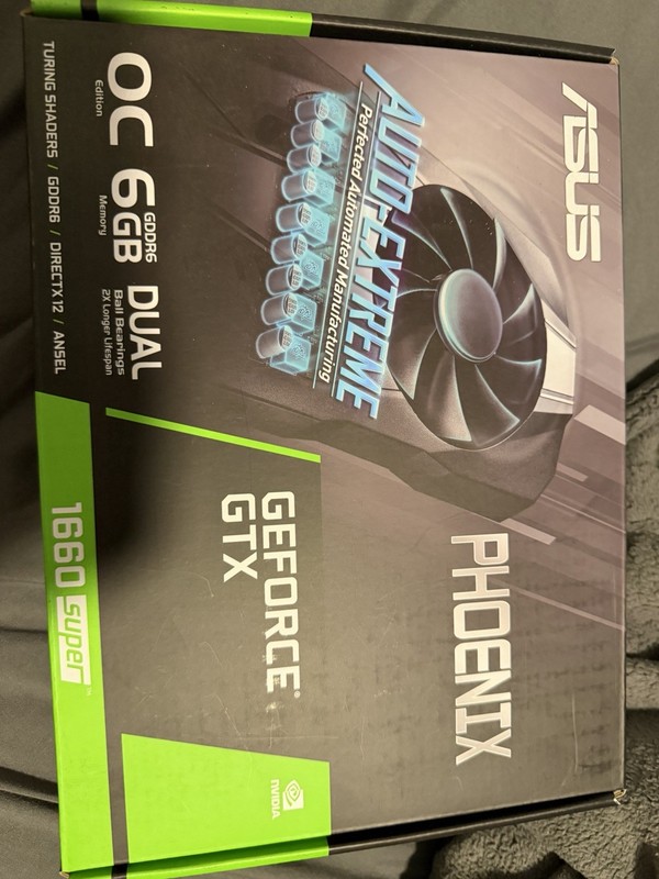 ASUS Phoenix GeForce GTX 1660 SUPER 6GB GDDR6 Graphics Card Tested Working w/Box