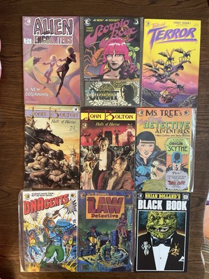 Eclipse Comics - First addition pack (9 comics):  Alien Encounters and more. 