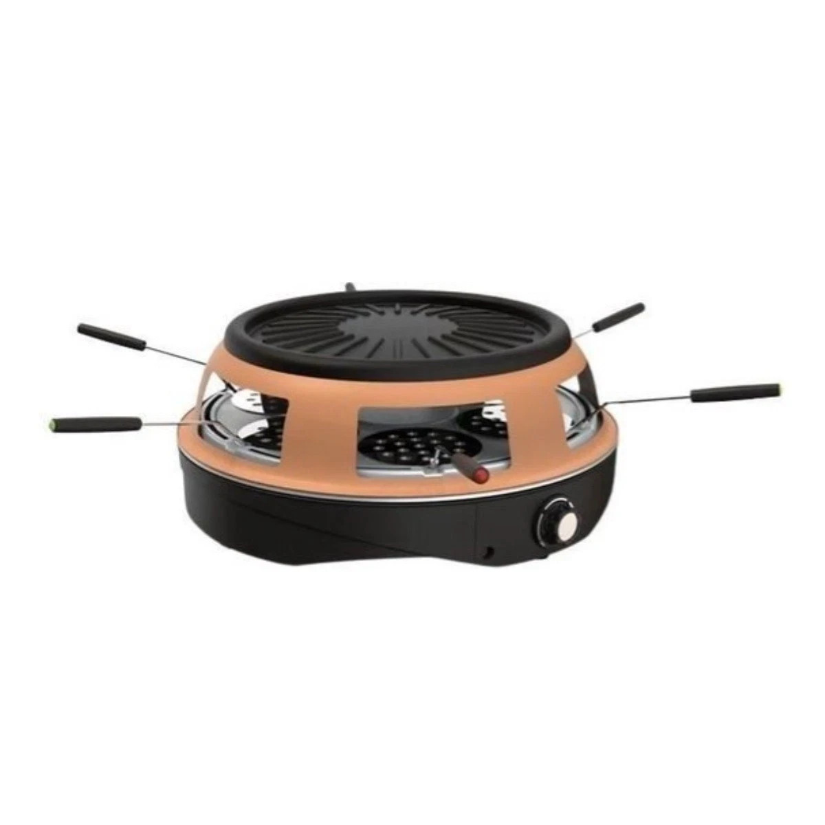 Appareil à raclette gril et pizza Fagor FGAP120 pour 6 personnes
