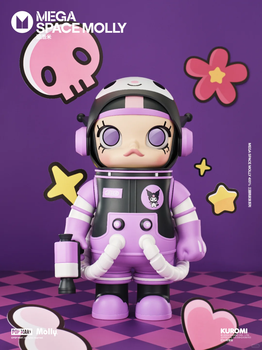 MEGA SPACE MOLLY 400% Sanrio Family Series Blind Box Figure Toys