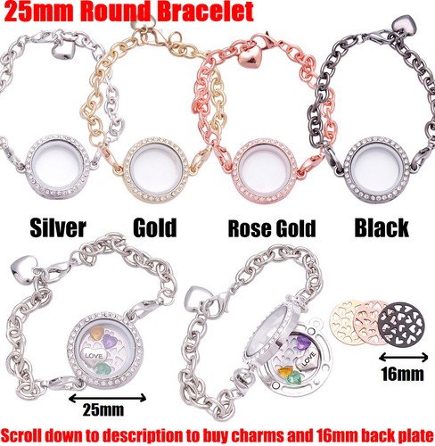 Collar colgante con dije flotante con memoria viva pulsera llavero para mujer - Imagen 4 de 20