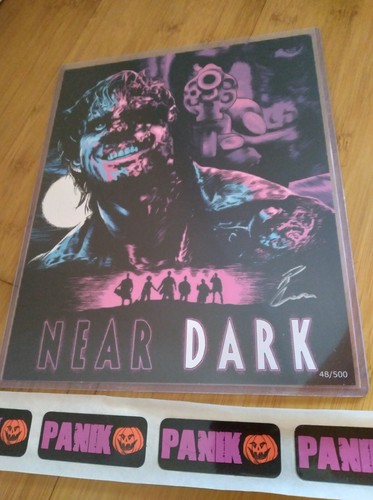 BAM! Near Dark 8x10 Kunstdruck #48/500 signiert vom Künstler Ryan Caskey Echtheitszertifikat