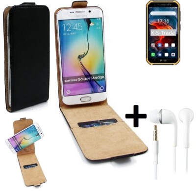 Kunstleder Hülle für Ulefone Armor X7 Pro Handyschutz Case Flipstyle