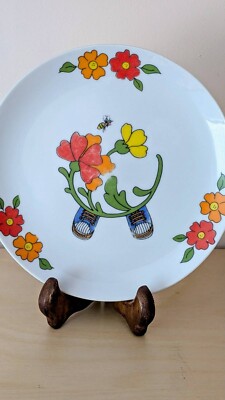Vintage 7,5'' Made In Korea Interpur Teller Farmer Boy