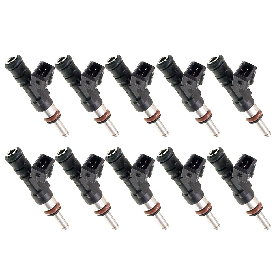 10PCS Fuel Injector FJ753 For 2006 2007 2008 2009 2010 BMW M5 M6 Base 5.0L V10 - Image 3 of 4
