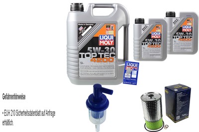 SCT Inspektionspaket Liqui Moly Top Tec 7L 5W-30 für Mercedes C-Klasse G-Klasse