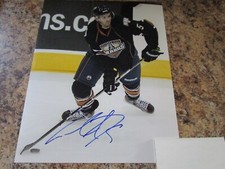 JUSTIN SCHULTZ SIGNED 8x10 MATTE PHOTO EDMONTON OILERS PITTSBURGH PENGUINS (F)