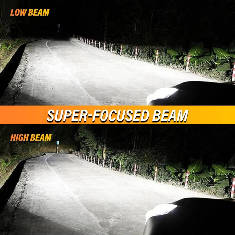 Nighteye A315-S2 DC 9V-32V Pair LED Car Headlights 6500K Cool White 9000LM - image 4 of 4