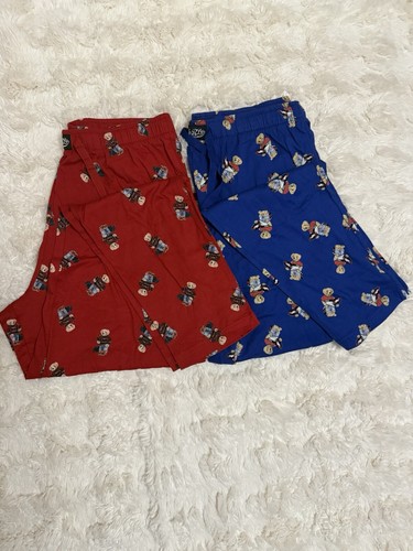 Polo RALPH LAUREN DESIGNER PYJAMAS JOGGER Non Cuffed BOTTOM SIZE M L Blue - Picture 5 of 5