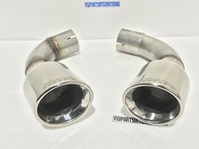 For VW Golf MK4 R32 Milltek Sport Exhaust Cat Back Jet100 Tips Tail Pipes Tri...