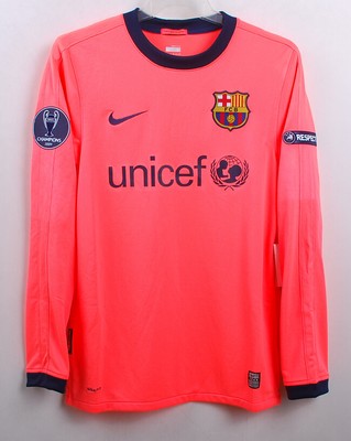 2009-10 Barcelona Away L/S No.10 Messi UEFA Champions League
