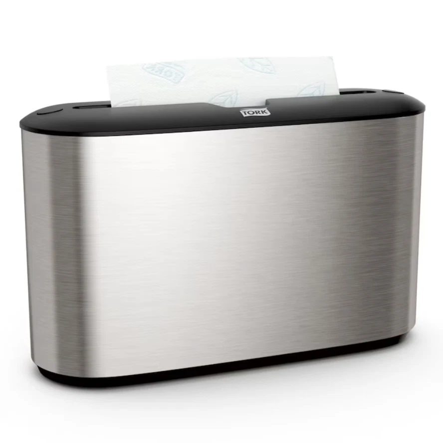 Tork Xpress CounterTop Universal Paper Towel Dispenser, Stainless Steel - 302030 - Image 3 of 4