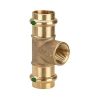 Viega T-StüCk Mit Sc Sanpress 2217.2 In 42Mm X Rp1/2 X 42Mm Siliziumbronze
