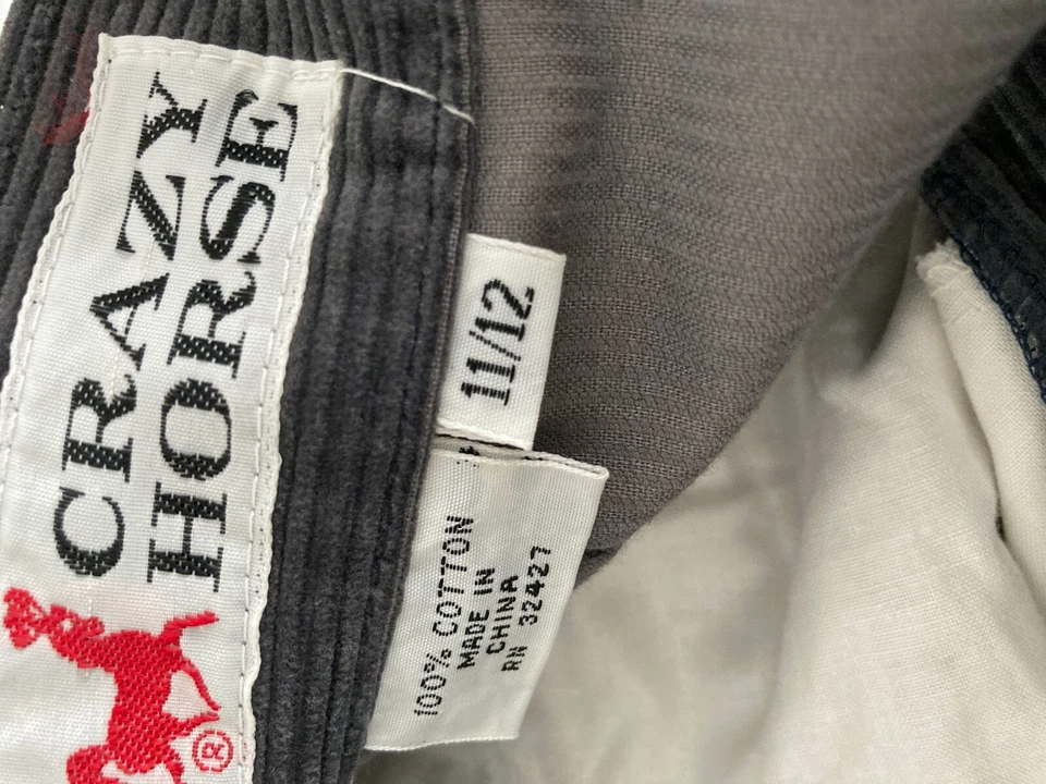 Pantalones para mujer Crazy Horse vintage gris 11/12 pana nuevos #296 Foto 2 de 4