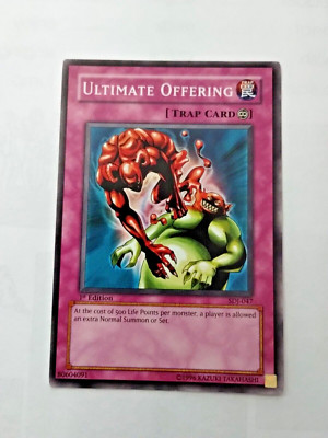 Yu-gi-oh! TCG Ultimate Offering SDJ-047 1st Edition - Some Edge Wear - See Pics