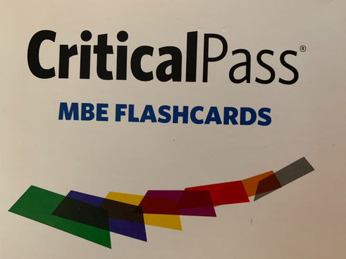 2024 2025 Critical Pass Bar Exam Review Multistate MBE FLASHCARDS+ BARBRI +BONUS