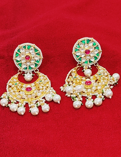 Jadau Handmade Jadtar Moti Pearl Set 