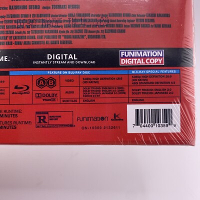 AKIRA 4K Ultra HD Special Limited Edition + Blu-Ray +